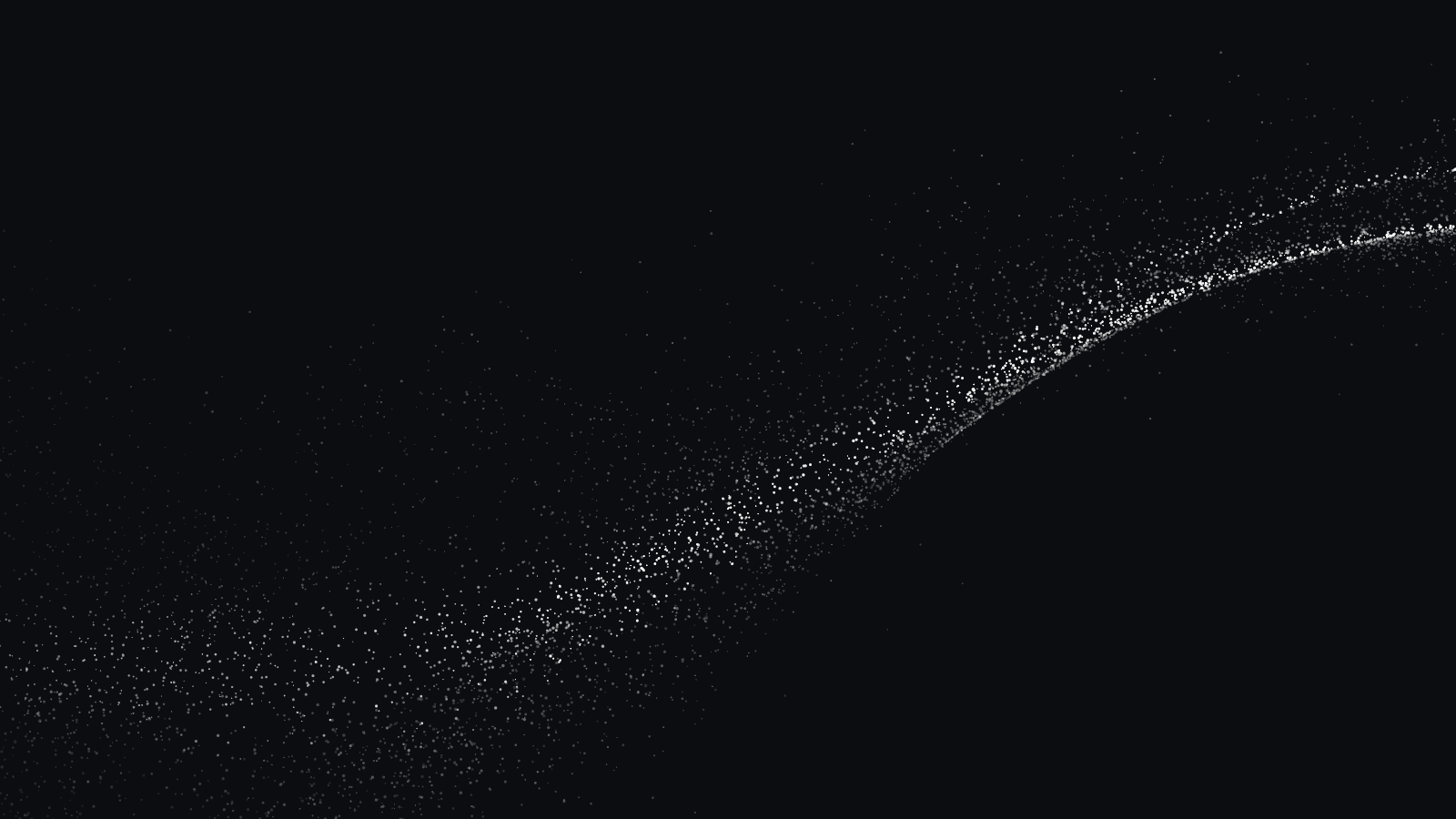 Blog cover: a flowing curve of white points on a dark background